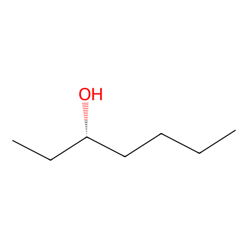 (3S)-heptan-3-ol structure