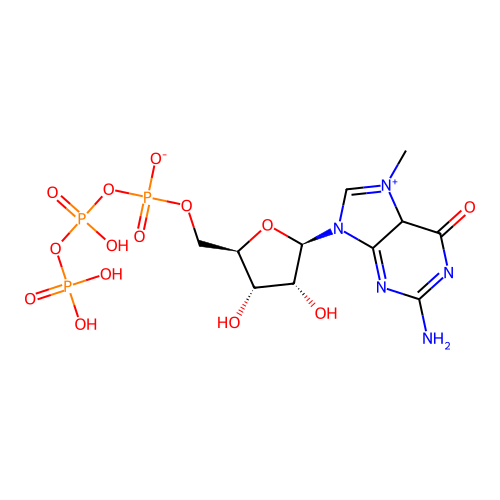 7-Methylguanosine triphosphate structure