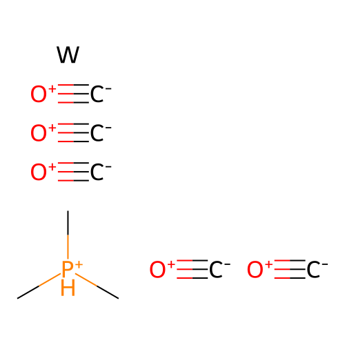 Tungsten, pentacarbonyl(trimethylphosphine)- structure