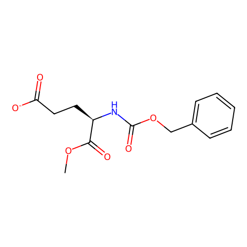 D-Glutamic acid, N-[(phenylmethoxy)carbonyl]-, 1-methyl ester structure