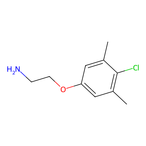 2-(4-Chloro-3,5-dimethylphenoxy)ethanamine structure