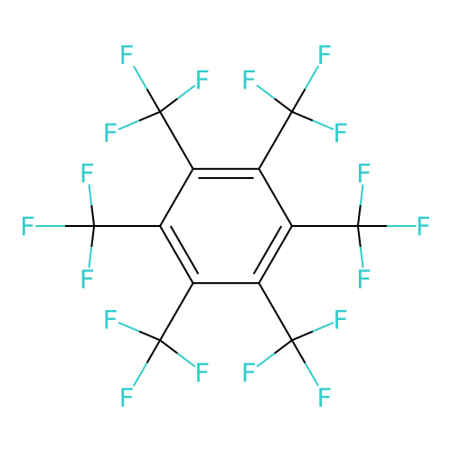 Hexa(trifluoromethyl)benzene structure