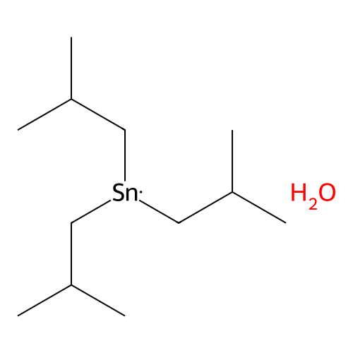 Stannane, hydroxytris(2-methylpropyl)- structure