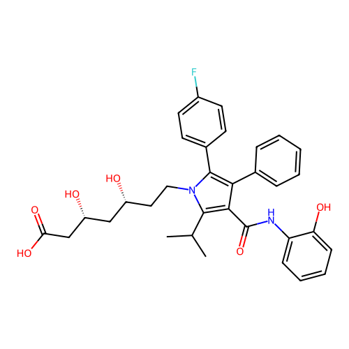 o-Hydroxyatorvastatin structure