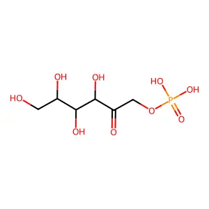 D-山梨糖1-(二氢磷酸酯) structure