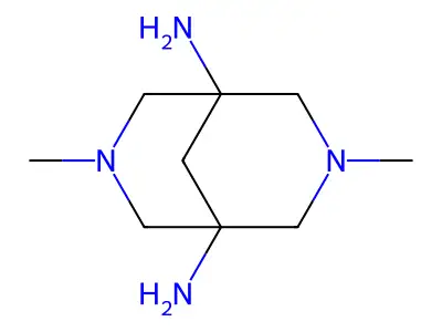 3,7-Dimethyl-3,7-diazabicyclo[3.3.1]nonane-1,5-diamine structure