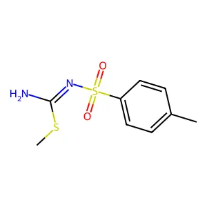 methyl N'-(4-methylphenyl)sulfonylcarbamimidothioate structure