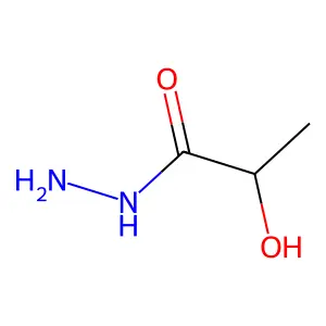 2-羟基丙酰肼 structure