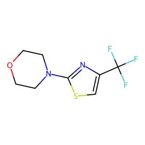4-[4-(Trifluoromethyl)-1,3-thiazol-2-yl]morpholine structure