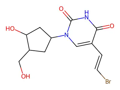 Carbocyclic bvdu structure