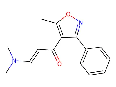 3-(Dimethylamino)-1-(5-methyl-3-phenyl-1,2-oxazol-4-yl)prop-2-en-1-one structure