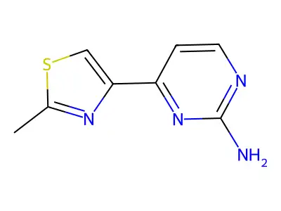 Amino pyrimidine, 6 structure