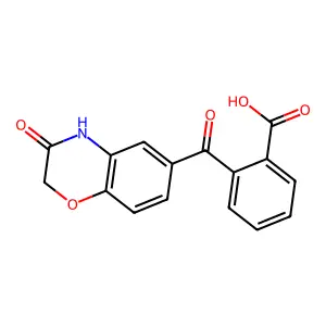 2-(3-Oxo-3,4-dihydro-2H-benzo[b][1,4]oxazine-6-carbonyl)benzoic acid structure