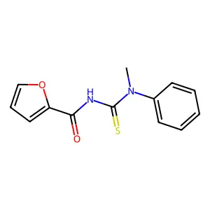 N-[methyl(phenyl)carbamothioyl]furan-2-carboxamide structure