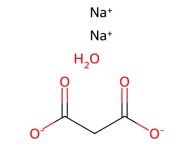 Disodium Propanedioate Hydrate structure