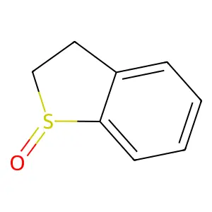 Benzo(b)thiophene, 2,3-dihydro-, 1-oxide structure
