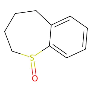 Tetrahydrobenzothiepine-1-oxide structure