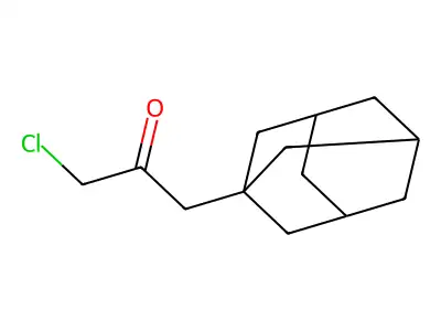 1-(Adamantan-1-yl)-3-chloropropan-2-one structure