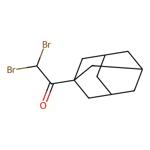 1-(Adamantan-1-yl)-2,2-dibromoethanone structure