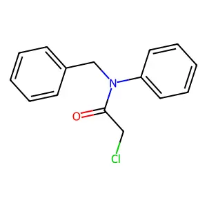 N-benzyl-2-chloro-N-phenylacetamide structure