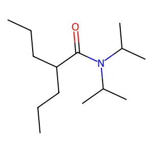N,N-二异丙基-2-丙基戊酰胺 structure