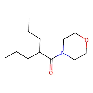 Morpholine, 4-(2-propylvaleryl)- structure