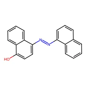 1-Naphthalenol, 4-(1-naphthalenylazo)- structure