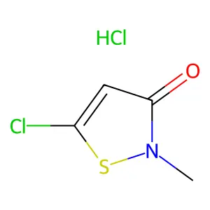 5-Chloro-2-methyl-4-isothiazolin-3-one hydrochloride structure