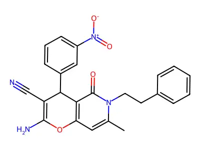 2-Propenoic acid,2-cyano-3-(3-nitrophenyl)-,methyl ester structure