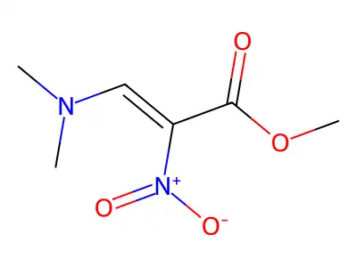 Methyl 3-(Dimethylamino)-2-nitroacrylate structure