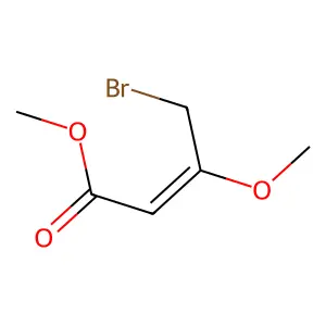 trans-2-Butenoic acid, 4-bromo-3-methoxy-, methyl ester structure