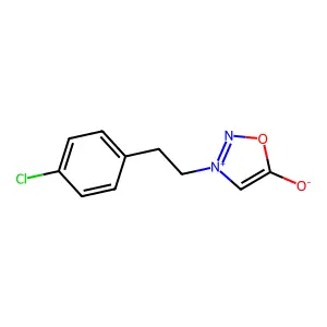 1,2,3-oxadiazolium, 3-(2-(4-chlorophenyl)ethyl)-5-hydroxy-, inner salt structure