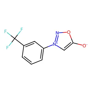 Sydnone, 3-[3-(trifluoromethyl)phenyl]- structure