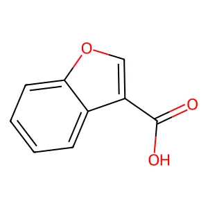 1-Benzofuran-3-carboxylic acid structure