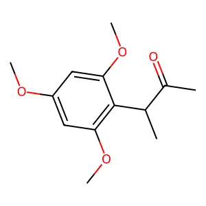 3-(2,4,6-Trimethoxyphenyl)-2-butanone structure