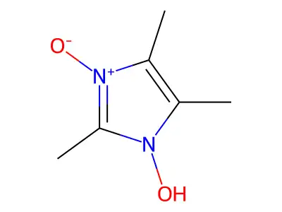 1H-Imidazole, 1-hydroxy-2,4,5-trimethyl-, 3-oxide structure