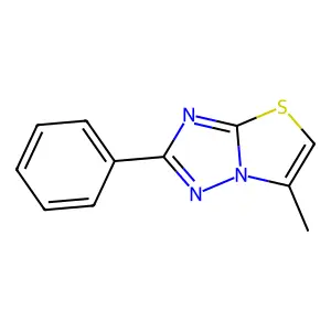 6-Methyl-2-phenyl[1,3]thiazolo[3,2-b][1,2,4]triazole structure