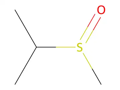 Sulfoxide, isopropyl methyl structure