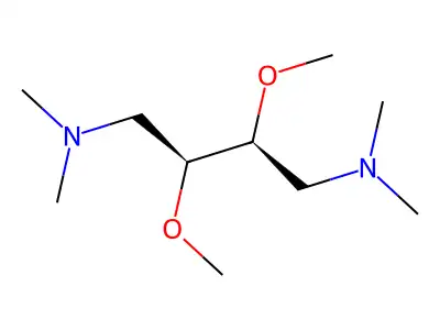 1,4-Butanediamine, 2,3-dimethoxy-N,N,N',N'-tetramethyl-, [S-(R*,R*)]- structure