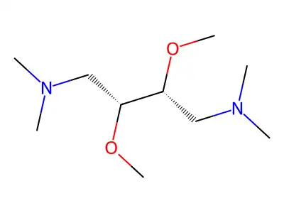 (2R,3R)-2,3-Dimethoxy-N1,N1,N4,N4-tetramethyl-1,4-butanediamine structure