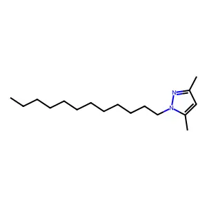 3,5-Dimethyl-1-dodecylpyrazole structure