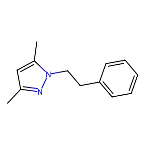 3,5-dimethyl-1-(2-phenylethyl)-1H-pyrazole structure