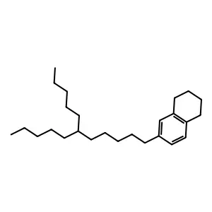 Undecane, 6-pentyl-1-(5,6,7,8-tetrahydro-2-naphthyl)- structure