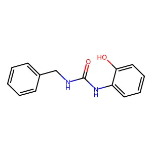 Urea, 1-benzyl-3-(o-hydroxyphenyl)- structure