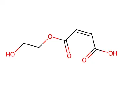 4-(2-羟乙氧基)-4-氧代丁-2-烯酸 structure