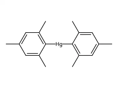Bis(2,4,6-trimethylphenyl)mercury structure