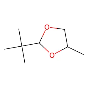 cis-2-tert-Butyl-4-methyl-1,3-dioxolane structure