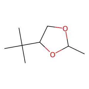 cis-2-Methyl-4-tert-butyl-1,3-dioxolane structure