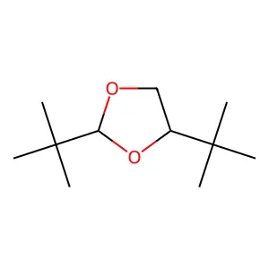 cis-2,4-Di-tert-butyl-1,3-dioxolane structure