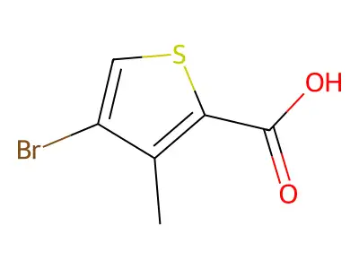 4-Bromo-3-methylthiophene-2-carboxylic acid structure
